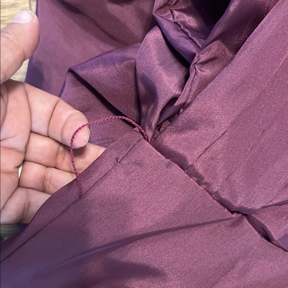 Victor Costa Vintage Plum Taffeta Off-Shoulder Gown Dark Romance Victorian - Picture 15 of 15